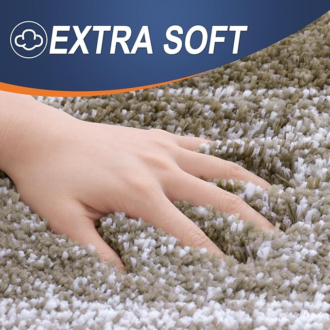 OLANLY Bathroom Runner Rugs 47x17, Extra Soft Absorbent Microfiber Bath Rugs, Rubber Backing, Quick Dry, Machine Washable Bath Mats for Bathroom Floor, Tub and Shower, Home Decor Accessories, Coffee