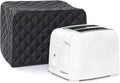 Covermates Keepsakes Toaster Cover - Dust Protection - Stain Resistant - Washable Appliance Cover, Black