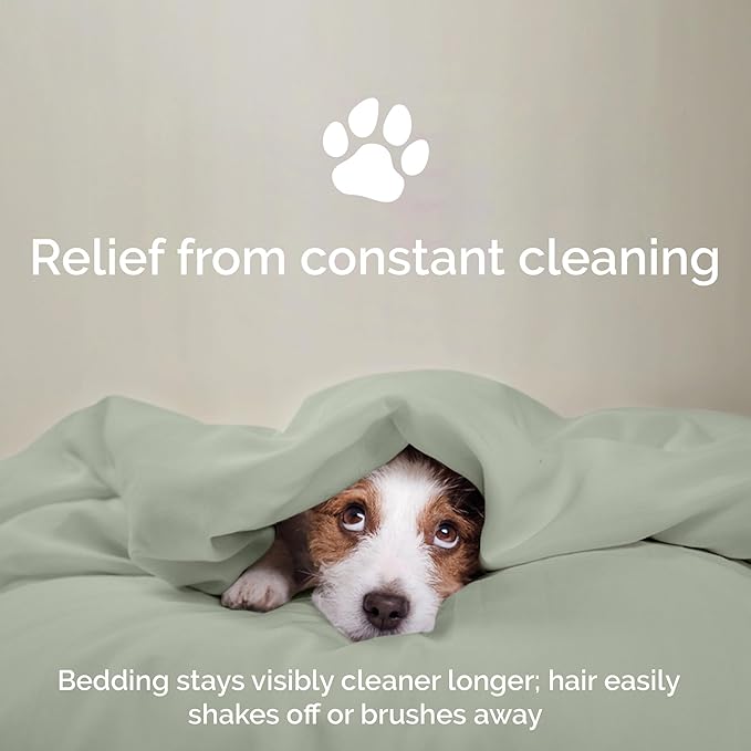 Duvet Cover Set - 100% Viscose Derived from Bamboo Duvet Cover King Size, 3 PC Luxury Cooling Duvet Cover for Hot Sleepers, Silky Buttery Soft Comforter Cover & 2 PC King Pillowcases, Sage