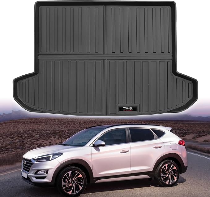 Custom Car Cargo Mats Trunk Liner All Weather TPE Protection Mat Accessories (for 2016-2021 Hyundai Tucson)