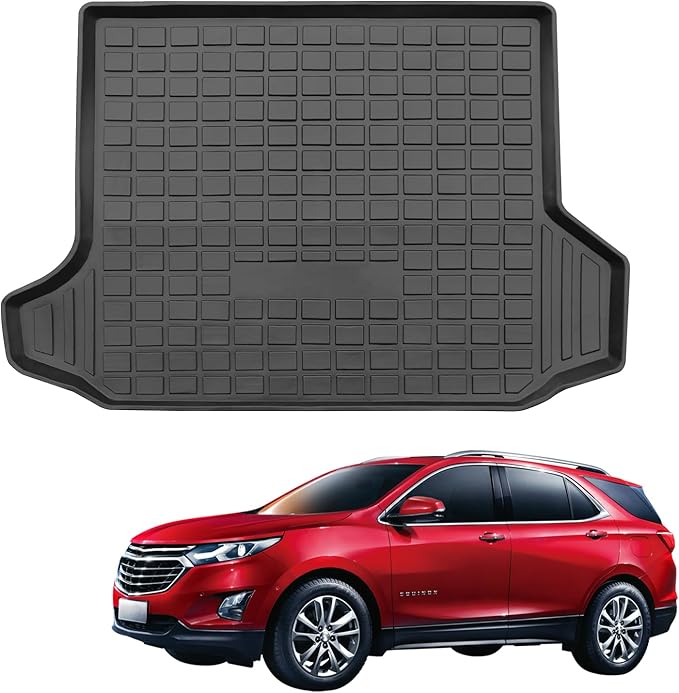 Custom Car Cargo Mats Trunk Liner All Weather TPE Protection Mat Accessories (for 2018-2024 Chevy Equinox/GMC Terrain)