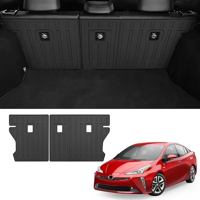 Custom for 2016-2022 Toyota Prius Hatchback Rear Seat Backrest Mats All Weather TPE Protection Mat Accessories (Not for Prius V and Prius C)(for 2016-2022 Toyota Prius Backrest Mats)