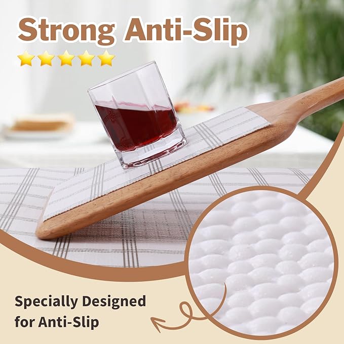 Drawer and Shelf Liner for Kitchen Cabinet: 23.6 in X 20 Ft Non Slip Waterproof Shelf Paper Non Adhesive Refrigerator Liners White Square Easy Liners for Bathroom Cupboard with Knife Tape Measure