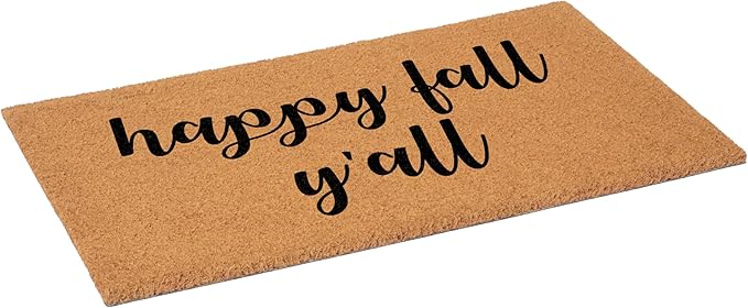 Calloway Mills Hapy Fall Yall Doormat, 17" x 29"