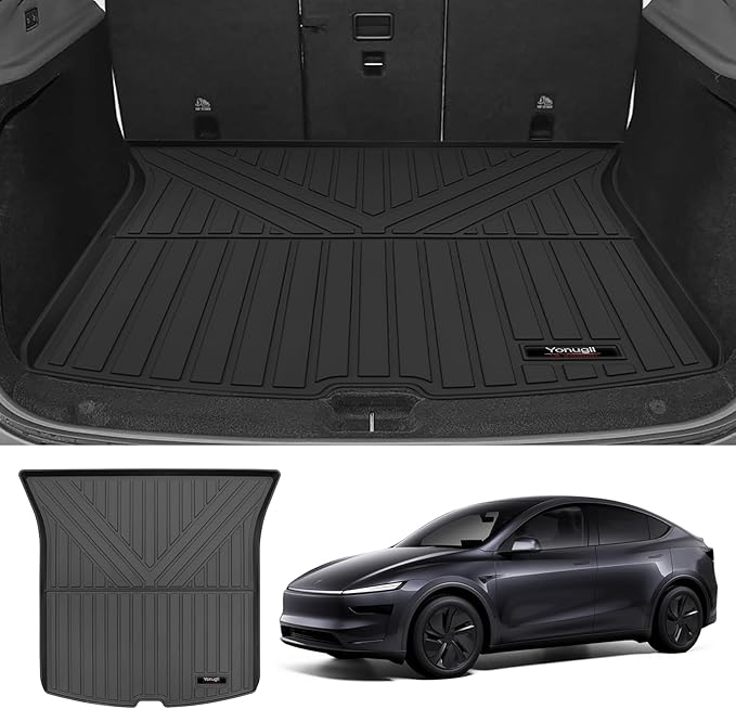 Custom Car Cargo Mats Trunk Liner All Weather TPE for 2025 2026 Tesla Model Y Juniper 5 Seat Accessories (for 2025 2026 Tesla Model Y Juniper 5 Seat)