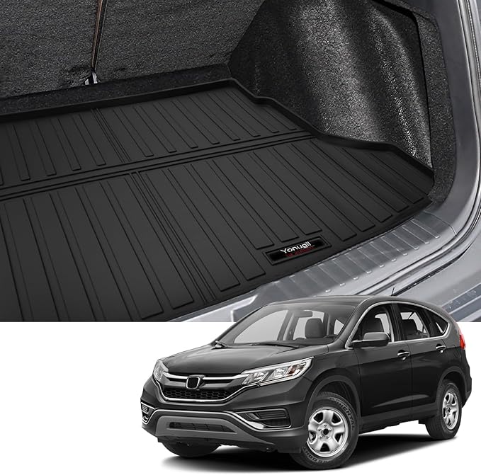 Custom Car Cargo Mats Trunk Liner All Weather TPE Protection Mat Accessories (for 2007-2016 Honda CR-V)