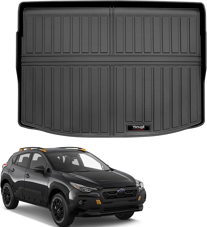 Custom Car Cargo Mats Trunk Liner All Weather TPE Protection Mat Accessories (for 2024-2026 Subaru Crosstrek/Impreza)