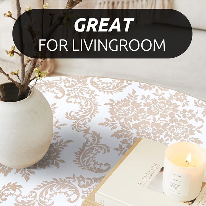 RAY STAR 12X120 Inch Shelf Liner for Kitchen Cabinets, Non-Adhesive Cabinet Liner Washable, PVC Drawer Liner for Dresser Non-Slip Bathroom (Yellow Pattern)(1 Roll)