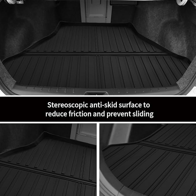 Custom Car Cargo Mats Trunk Liner All Weather TPE Protection Mat Accessories (for 2013-2017 Honda Accord)