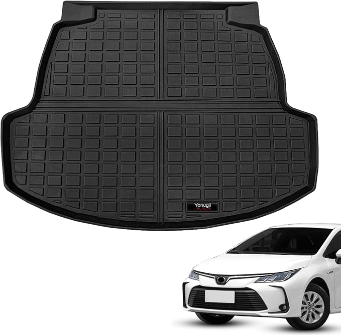 Custom Car Cargo Mats Trunk Liner All Weather TPE Protection Mat Accessories (for 2020-2026 Toyota Corolla Sedan)