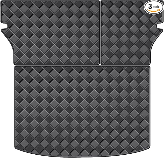 Cargo Mat & Backrest Mats for 2020-2025 Kia Soul (Cargo Mat Only Fit The Rear Deck in Upper Position),Cargo Liner Rear Trunk Liner Back Seat Cover Protector