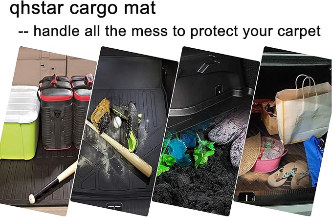 Camry Cargo Liners - All-Weather Protector 3D Custom-Fit Waterproof Durable Odorless TPO High-Raised Edge Flexible Rear Trunk Tray Floor mats Compatible with 2007-2011 Toyota Camry