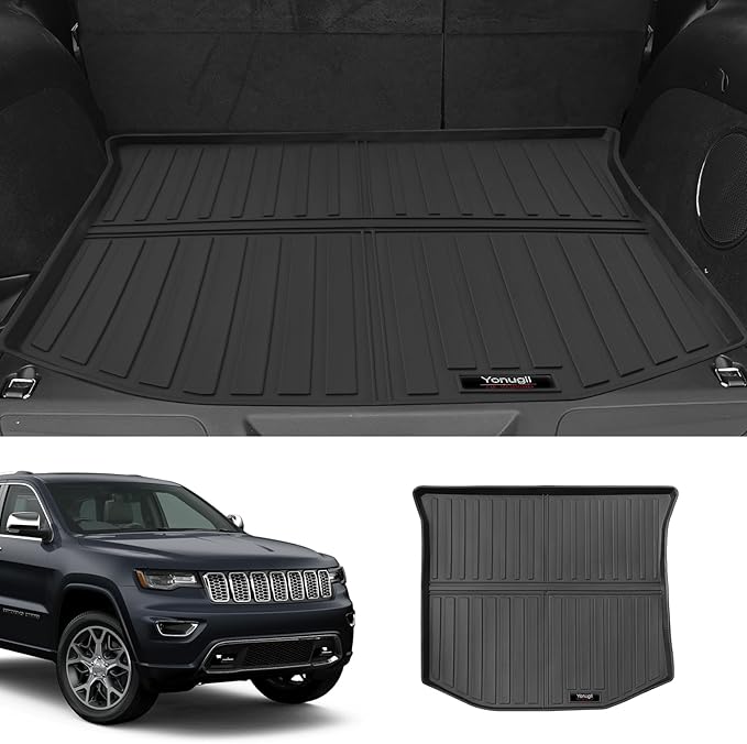 Custom Car Cargo Mats Trunk Liner All Weather TPE Protection Mat Accessories (for 2011-2021 Jeep Grand Cherokee)