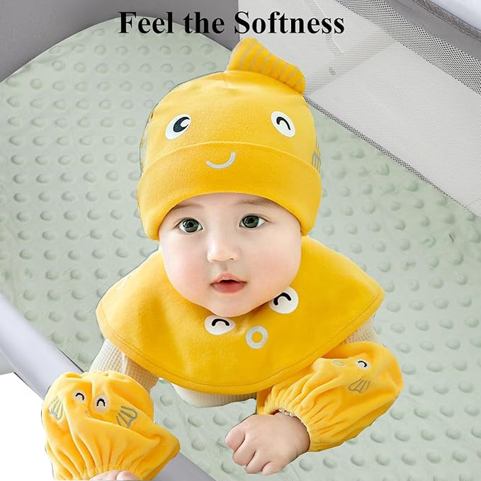 Dot Bassinet Sheet Set 2 Pack Stretch Fitted Bedside Sleeper Bassinet Sheets Sheets,Ultra Soft, for Baby Girls and Boys Light Green Dinosaur