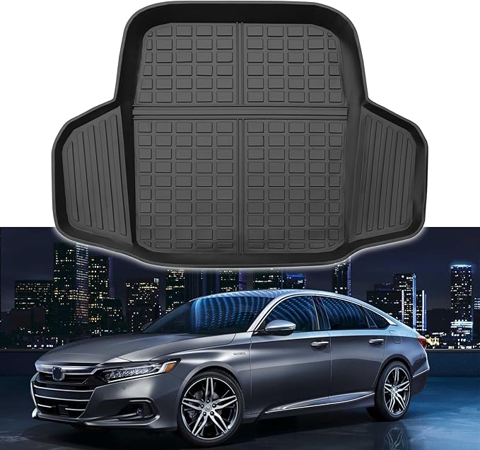 Custom for 2018-2025 2026 Honda Accord Cargo Mats Trunk Liner All Weather TPE Protection Mat Accessories (for 2018-2026 Honda Accord)