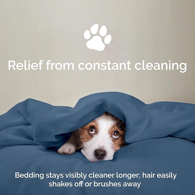 Duvet Cover Set - 100% Viscose Derived from Bamboo Duvet Cover King Size, 3 PC Luxury Cooling Duvet Cover for Hot Sleepers, Silky Buttery Soft Comforter Cover & 2 PC King Pillowcases, Storm