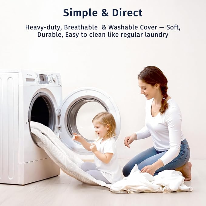 Ballad 3 Inch Gel Memory Foam Mattress Topper Twin XL Size, High Density Cooling Pad with Premium Removable Cover, Pressure Relief Bed Topper, (CertiPUR-US & Oeko-Tex Certified)