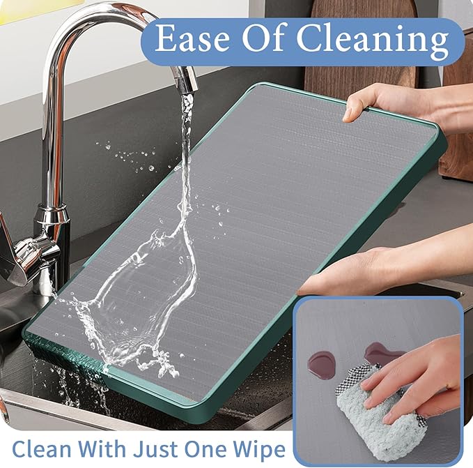 Drawer and Shelf Liner for Kitchen Cabinet: 12 in X 20 Ft Non Slip Waterproof Shelf Paper Non Adhesive Refrigerator Liners Gray Easy Liners for Bathroom Cupboard with Knife Tape Measure