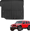 Custom for 2018-2025 2026 Jeep Wrangler JL 4 Door Accessories Cargo Mats Trunk Liner All Weather TPE Protection Mat (Not fit 4XE Or JK)