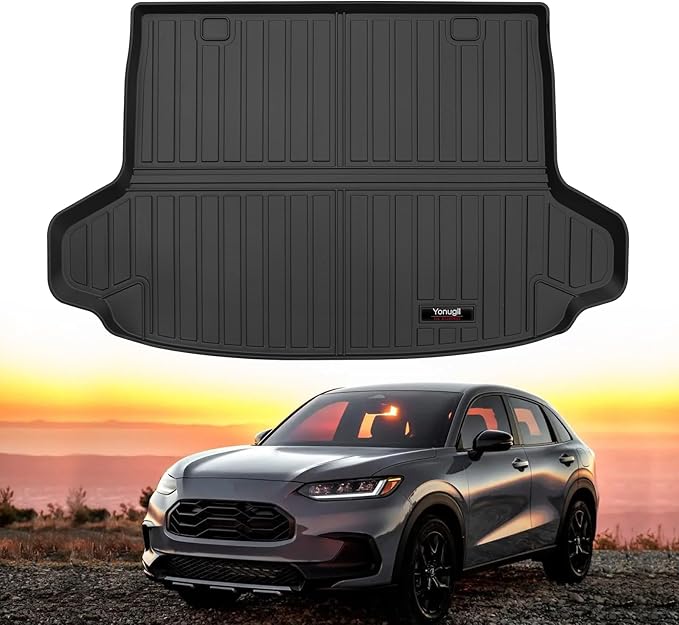 Custom Car Cargo Mats Trunk Liner All Weather TPE Protection Mat Accessories (for 2023-2025 Honda HR-V)