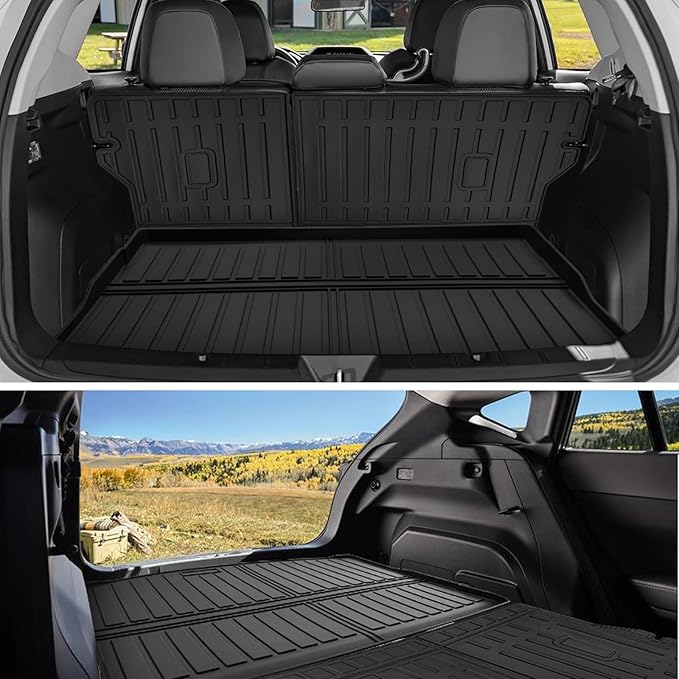Custom Car Cargo Mats Trunk Liner All Weather TPE Protection Mat Accessories (for 2024-2026 Subaru Crosstrek/Impreza)