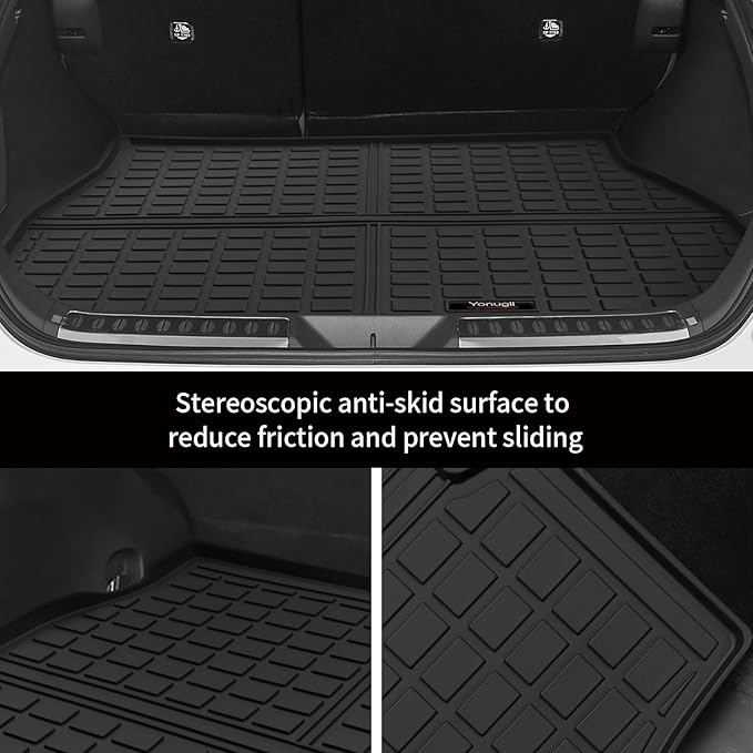 Custom Car Cargo Mats Trunk Liner All Weather TPE Protection Mat Accessories (for 2021-2025 Toyota Venza)