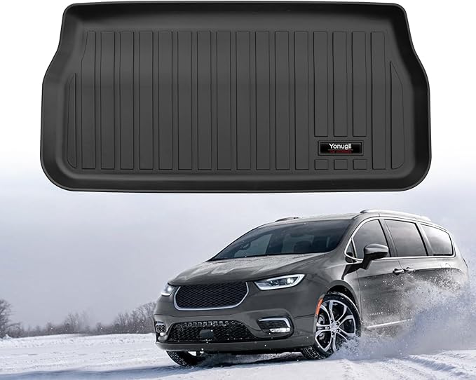 Custom All Weather TPE Cargo Mats Trunk Liner for 2017-2026 Chrysler Pacifica/2020-2026 Voyager Accessories (for 2017-2026 Chrysler Pacifica/2020-2026 Voyager)