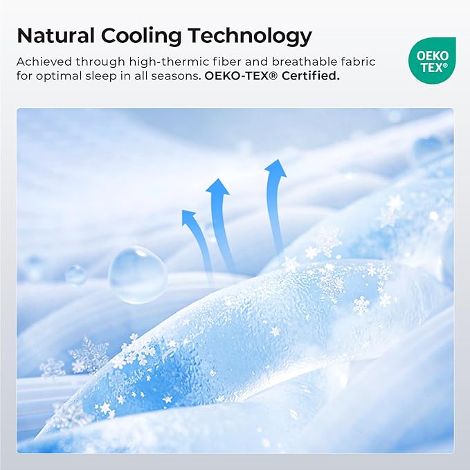 Cooling Mattress Topper Full Size 2 Inch, Cooling Gel & Bamboo Charcoal Memory Foam Mattress Topper for Back Pain Relief, Firm Dual-Layer Foam Bed Pad with Removable Cover