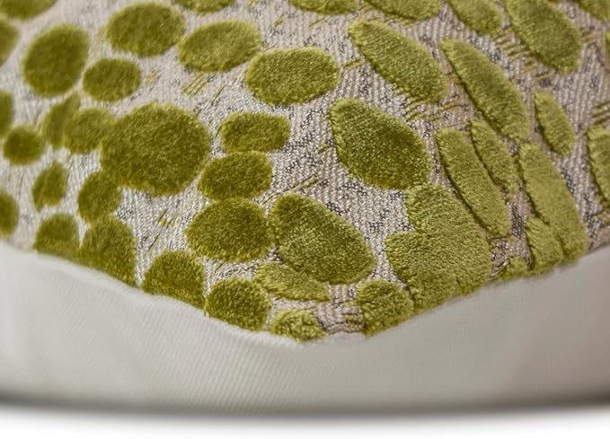 The HomeCentric Chartreuse Green Bed Runner for King/Queen/Twin Velvet Decorative Bed Scarf 53"x18" Bed Runner Without Pillow Cover, Dotted Bed Scarf Bedroom Décor Accent - Chartreuse Pulse