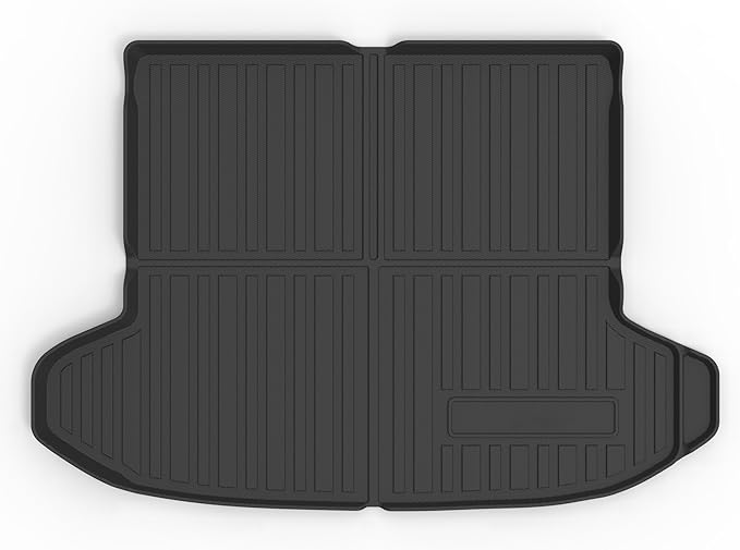 All Weather Rear Cargo Liners Trunk Tray Mats Custom Fit in Upper Deck Compatible with 2023 2024 2025 2026 KIA Sportage Without Subwoofer,Not for PHEV Models， 3D Waterproof Durable Odorless Flexible