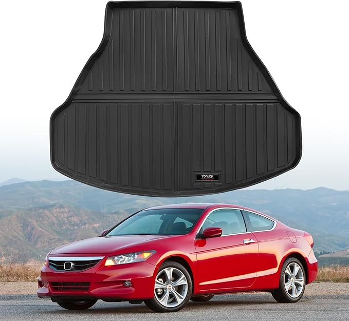 Custom Car Cargo Mats Trunk Liner All Weather TPE Protection Mat Accessories (for 2013-2017 Honda Accord)