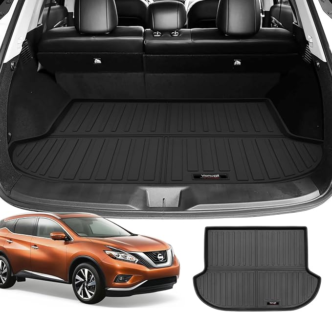 Custom Car Cargo Mats Trunk Liner All Weather TPE Protection Mat Accessories (for 2015-2024 Nissan Murano)