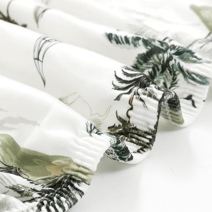 GRSSDER Stretch Ultra Soft Jersey Knit Changing Pad Cover Set 2 Pack, Change Table Pad Covers Fit 32"/34" x 16" Pads Safe and Snug, Sunny Holiday Pattern