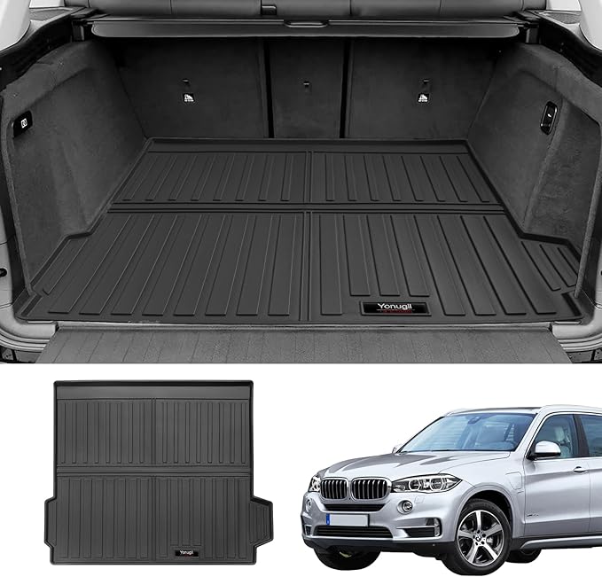 Custom for 2007-2018 BMW X5 Cargo Mats Trunk Liner All Weather TPE Protection Mat E70 F15 Accessories (for 2007-2018 BMW X5)