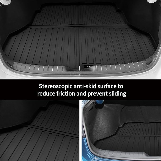 Custom Car Cargo Mats Trunk Liner All Weather TPE Protection Mat Accessories (for 2021-2025 Hyundai Elantra)