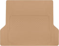 BDK Heavy Duty Rubber Cargo Mat Liner - All-Weather Trunk Protection, Trim-to-Fit Design for Cars, SUVs, Vans & Trucks - Non-Slip, Waterproof, Durable Cargo Floor Liner - 46" x 56.75" x 0.25" - Beige