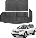 Custom for 2008-2013 Toyota Highlander Cargo Mats Trunk Liner and 3rd Rear Seat Backrest Mat All Weather TPE Protection Mat Accessories (for 2008-2013 Toyota Highlander)