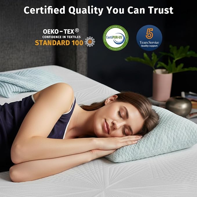 Ballad 3 Inch Gel Memory Foam Mattress Topper Twin Size, High Density Cooling Pad with Premium Removable Cover, Pressure Relief Bed Topper, (CertiPUR-US & Oeko-Tex Certified)