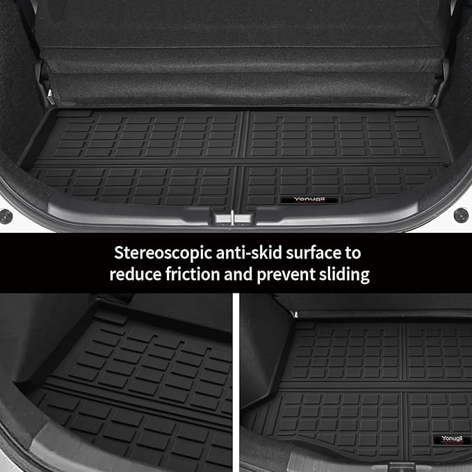 Custom Car Cargo Mats Trunk Liner All Weather TPE Protection Mat Accessories (for 2014-2020 Honda Fit)