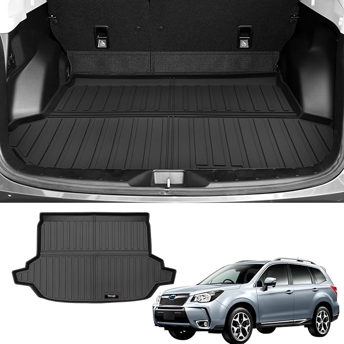 Custom Car Cargo Mats Trunk Liner All Weather TPE Protection Mat Accessories (for 2013-2018 Subaru Forester)