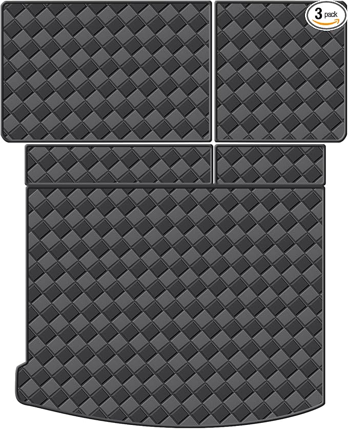 Cargo Mat & Backrest Mats for 2020-2024 2025 Lincoln Corsair Accessories, All Weather Waterproof Rear Cargo Liner Rear Trunk Liner Back Seat Cover Protector