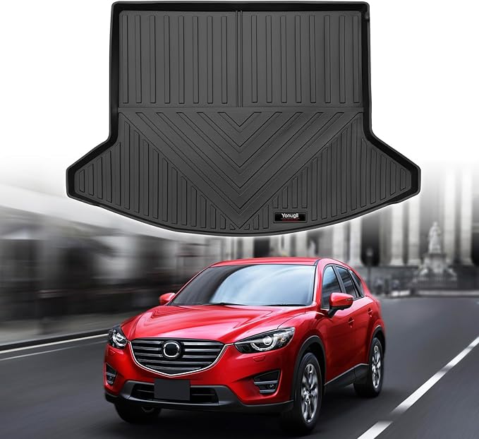 Custom Car Cargo Mats Trunk Liner All Weather TPE Protection Mat Accessories (for 2012-2016 Mazda CX-5)