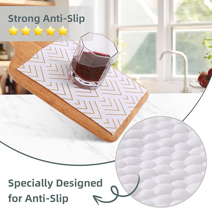 Shelf Liner for Kitchen Cabinets Non Adhesive Drawer Liner Gold Arrow Non-Slip Thickened Shelf Liner Paper Strong Easy to Clean for Tool Box Refrigerator with Knife and Tape Measure 12 inche x 30 feet