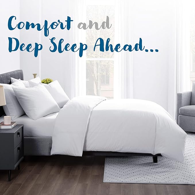 Guardmax Waterproof Duvet Cover - Jersey Fabric with Zipper Closure | Premium Quality, Bed Bug & Allergen Proof Twin (68 x 86)