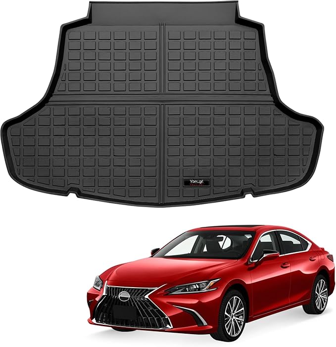 Custom Car Cargo Mats Trunk Liner All Weather TPE Protection Mat Accessories (for 2019-2026 Lexus ES)