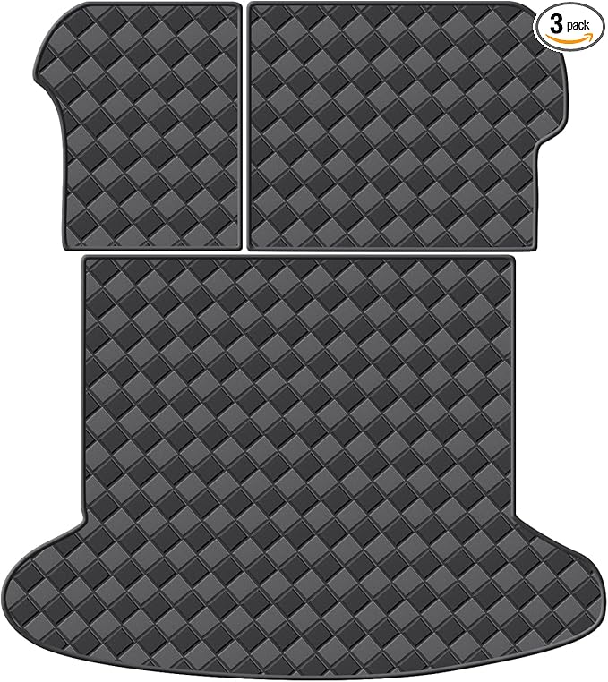 Cargo Mat & Backrest Mats for 2023 2024 2025 Kia Sportage Accessories, All Weather Waterproof Rear Cargo Liner Rear Trunk Liner Back Seat Cover Protector(Only Fits Without Speaker Model)