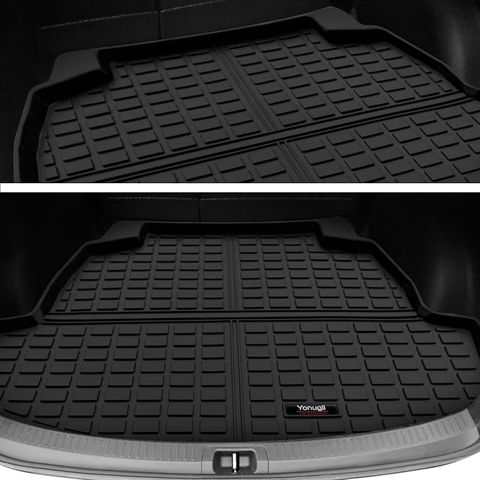 Custom Car Cargo Mats Trunk Liner All Weather TPE Protection Mat Accessories (for 2014-2019 Toyota Corolla Sedan)