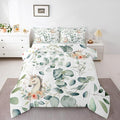 Erosebridal Kids Cute Animal Bedding Full Size for Girls Boys Cartoon Unicorn Comforter Set Full, Spring Eucalyptus Duvet Insert Floral Quilt Comforter, Kawaii Magical Animal Bedding Comforters & Sets
