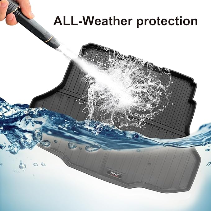 Custom Car Cargo Mats Trunk Liner All Weather TPE Protection Mat Accessories (for 2014-2020 Honda Fit)