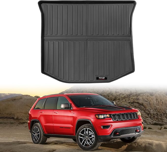 Custom Car Cargo Mats Trunk Liner All Weather TPE Protection Mat Accessories (for 2011-2021 Jeep Grand Cherokee)